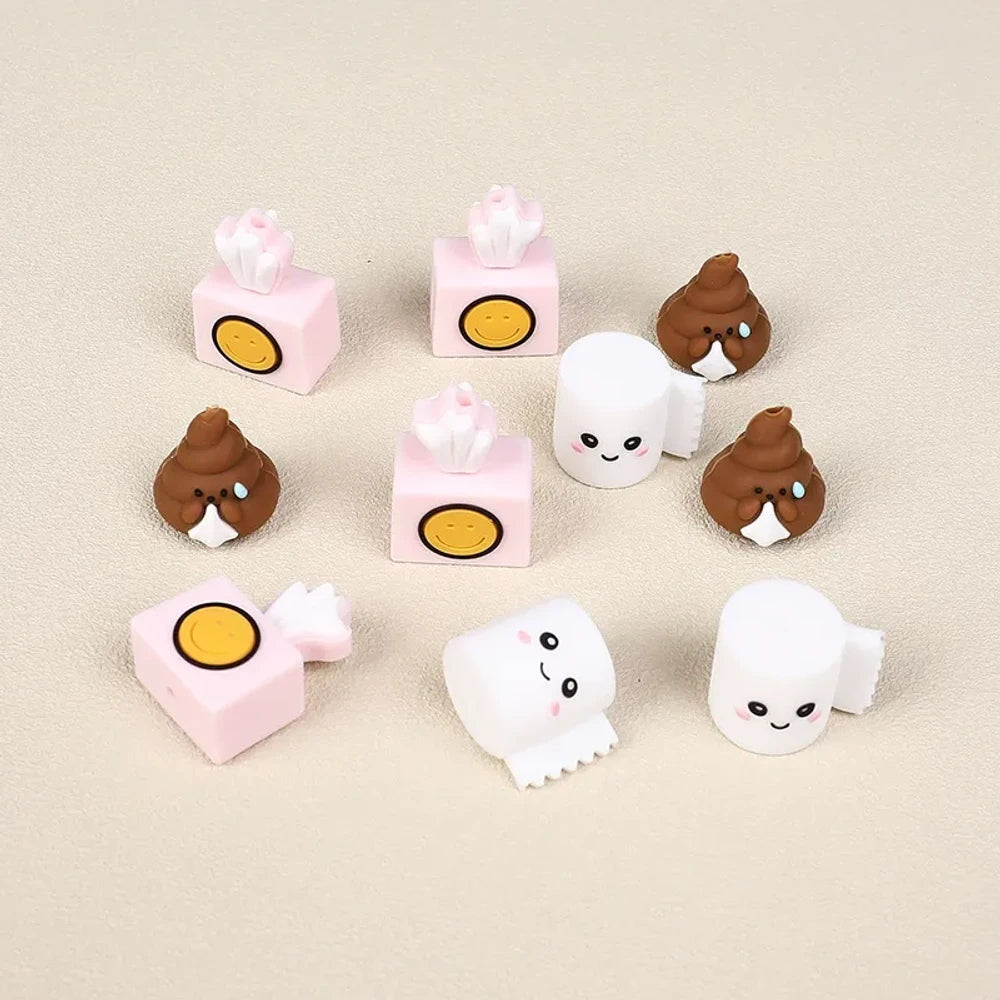 3D Playful Silicone Focal Beads for DIY Pens Bracelet