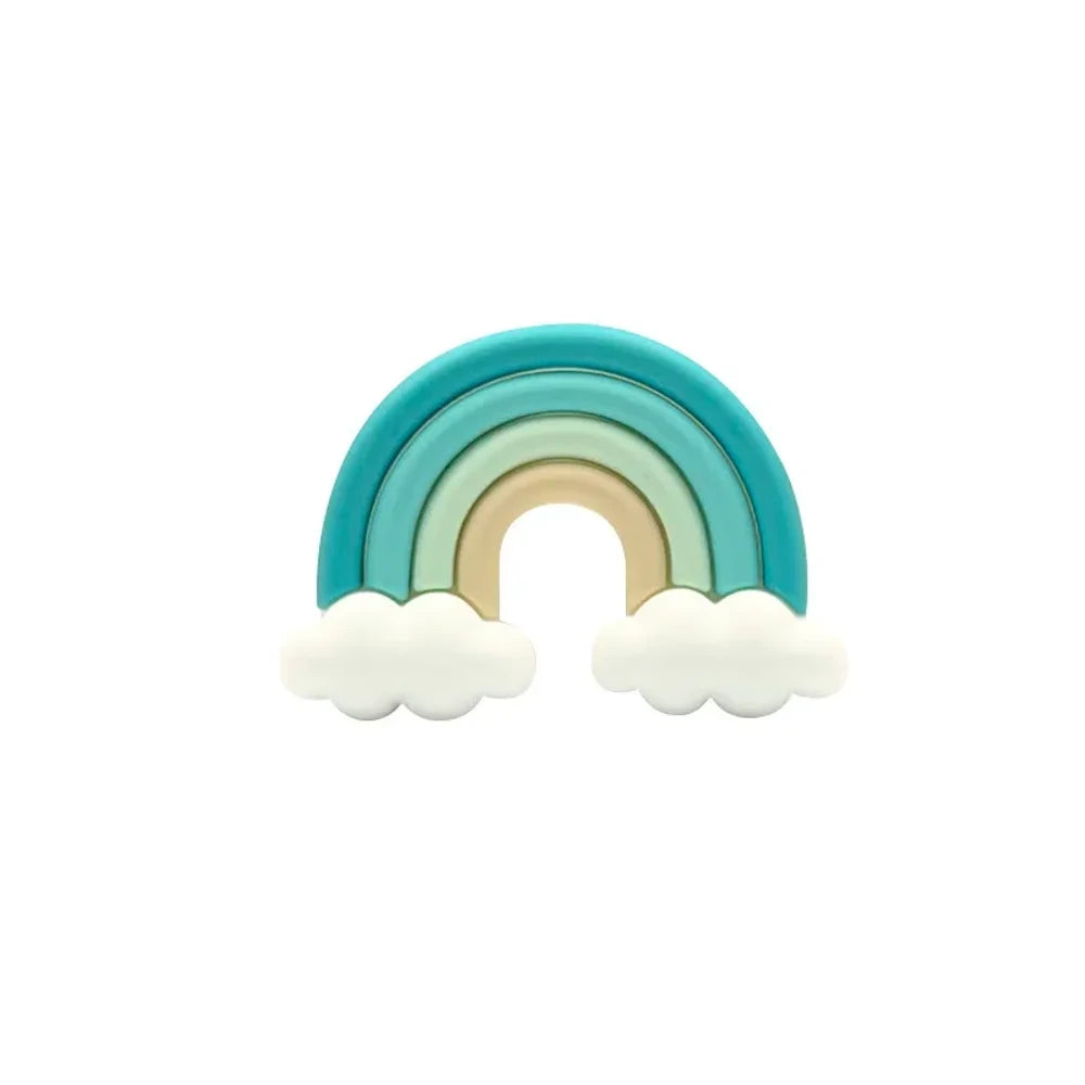 3D Rainbow Silicone Focal Beads for DIY Keychains Bracelet Pens