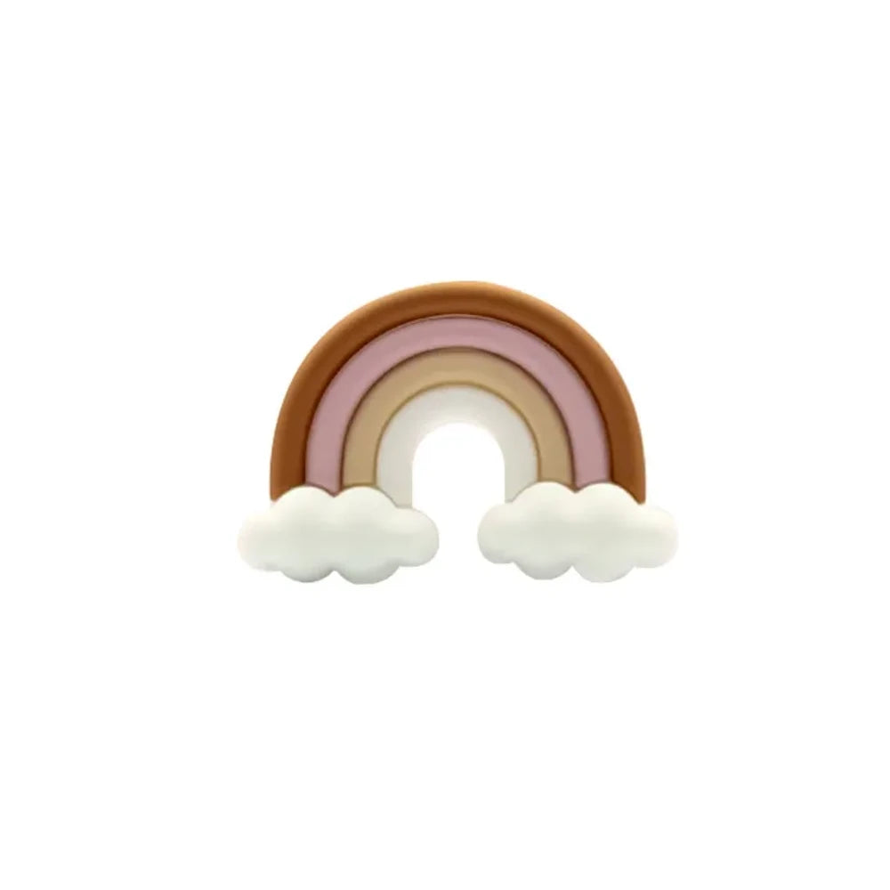 3D Rainbow Silicone Focal Beads for DIY Keychains Bracelet Pens