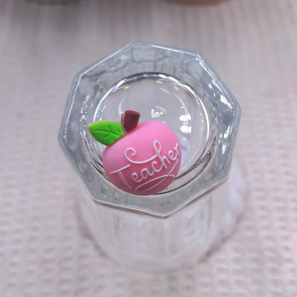 3D School Students and Teachers Series Silicone Focal Beads for DIY Pens Bracelet Keychains