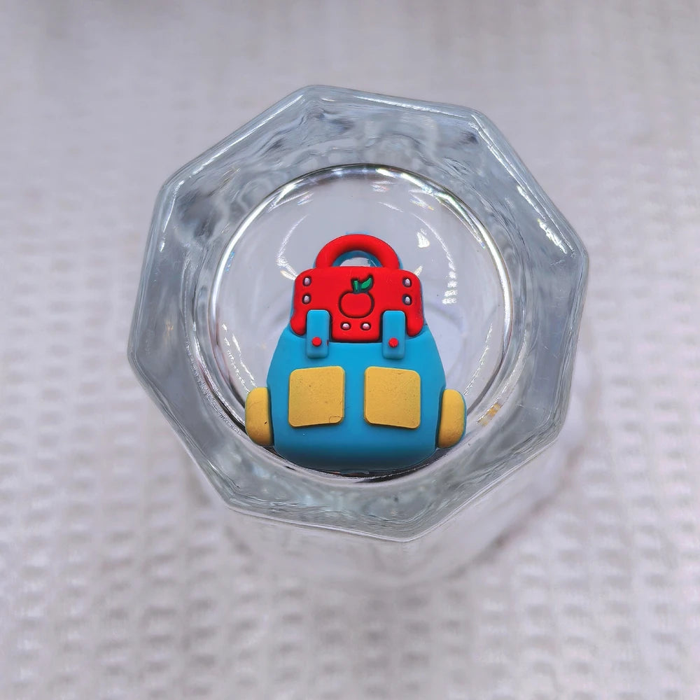 3D School Students and Teachers Series Silicone Focal Beads for DIY Pens Bracelet Keychains