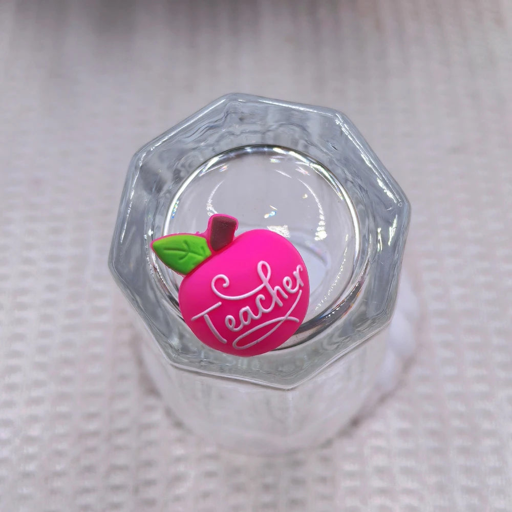 3D School Students and Teachers Series Silicone Focal Beads for DIY Pens Bracelet Keychains