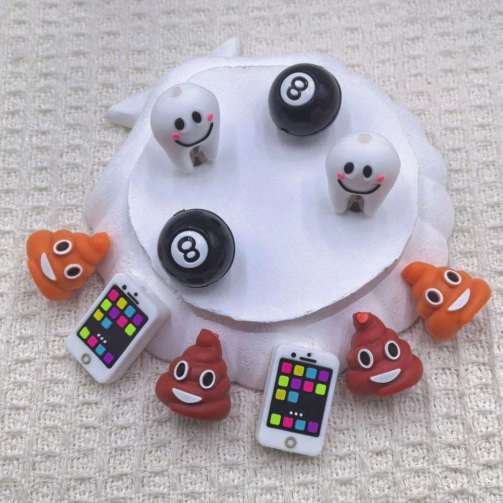 3D Silicone Focal Beads for DIY Pens Bracelet Keychains