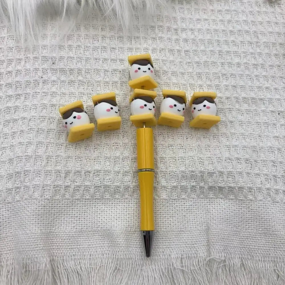3D Silicone Focal Beads for DIY Pens Keychain