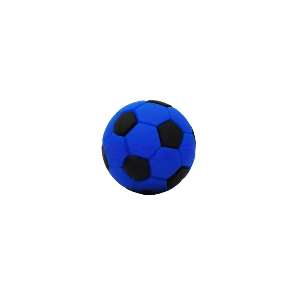 3D Soccer Silicone Focal Beads for DIY Keychains Bracelet Pens