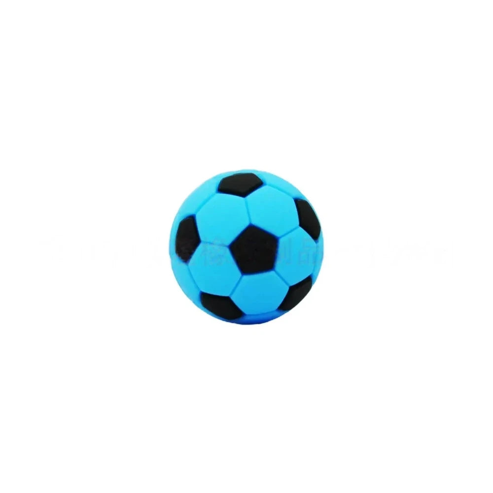 3D Soccer Silicone Focal Beads for DIY Keychains Bracelet Pens