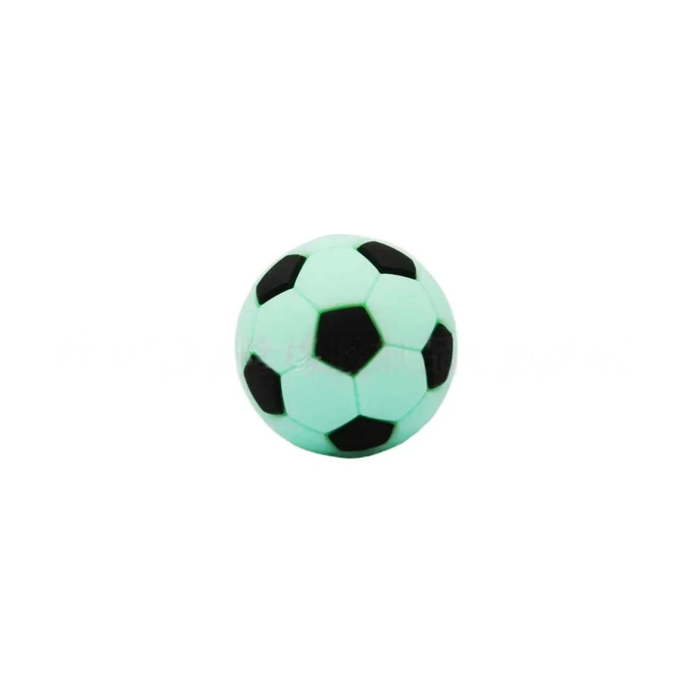 3D Soccer Silicone Focal Beads for DIY Keychains Bracelet Pens