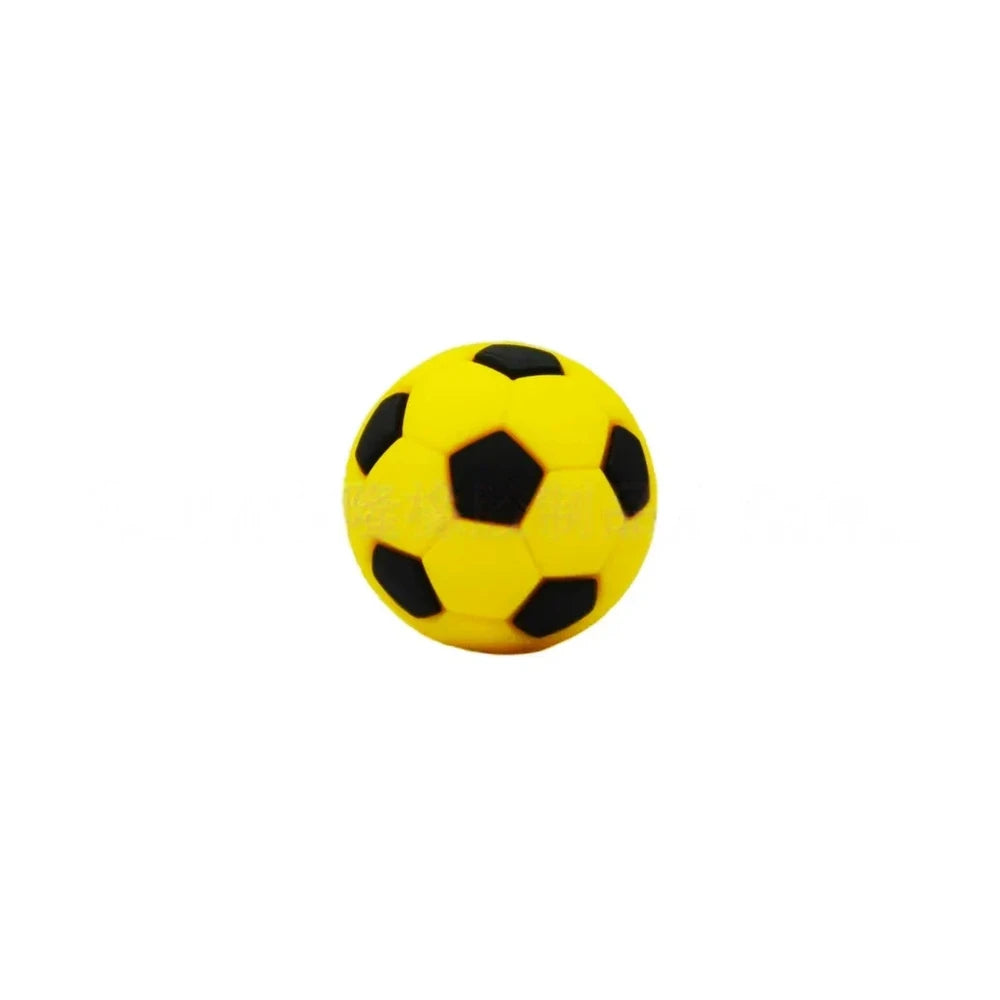 3D Soccer Silicone Focal Beads for DIY Keychains Bracelet Pens
