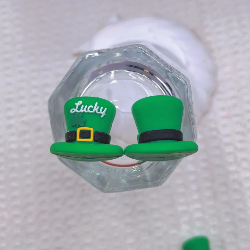 3D St. Patrick's Day Silicone Focal Beads for DIY Pens Bracelet Keychains