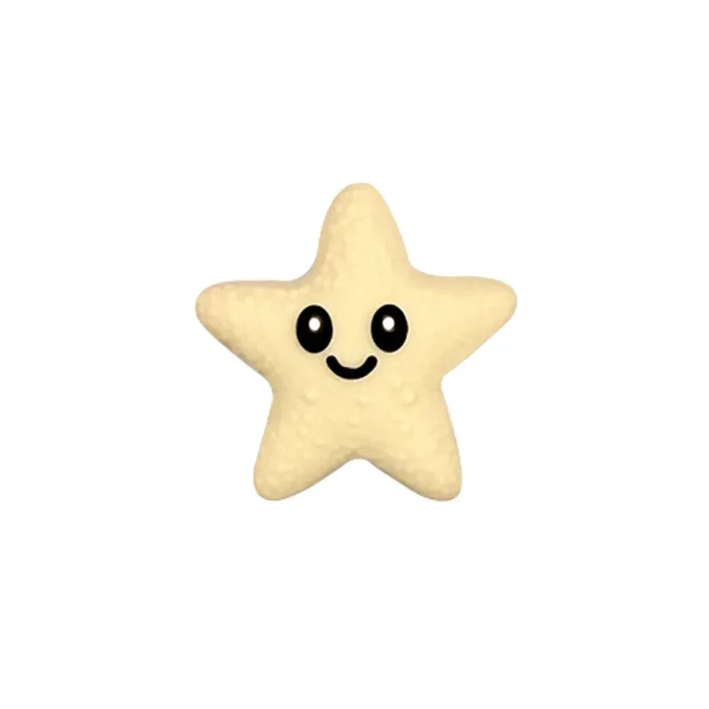 3D Starfish Silicone Focal Beads for DIY Keychains Bracelet Pens