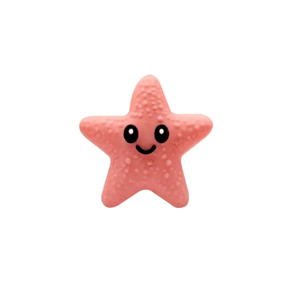 3D Starfish Silicone Focal Beads for DIY Keychains Bracelet Pens