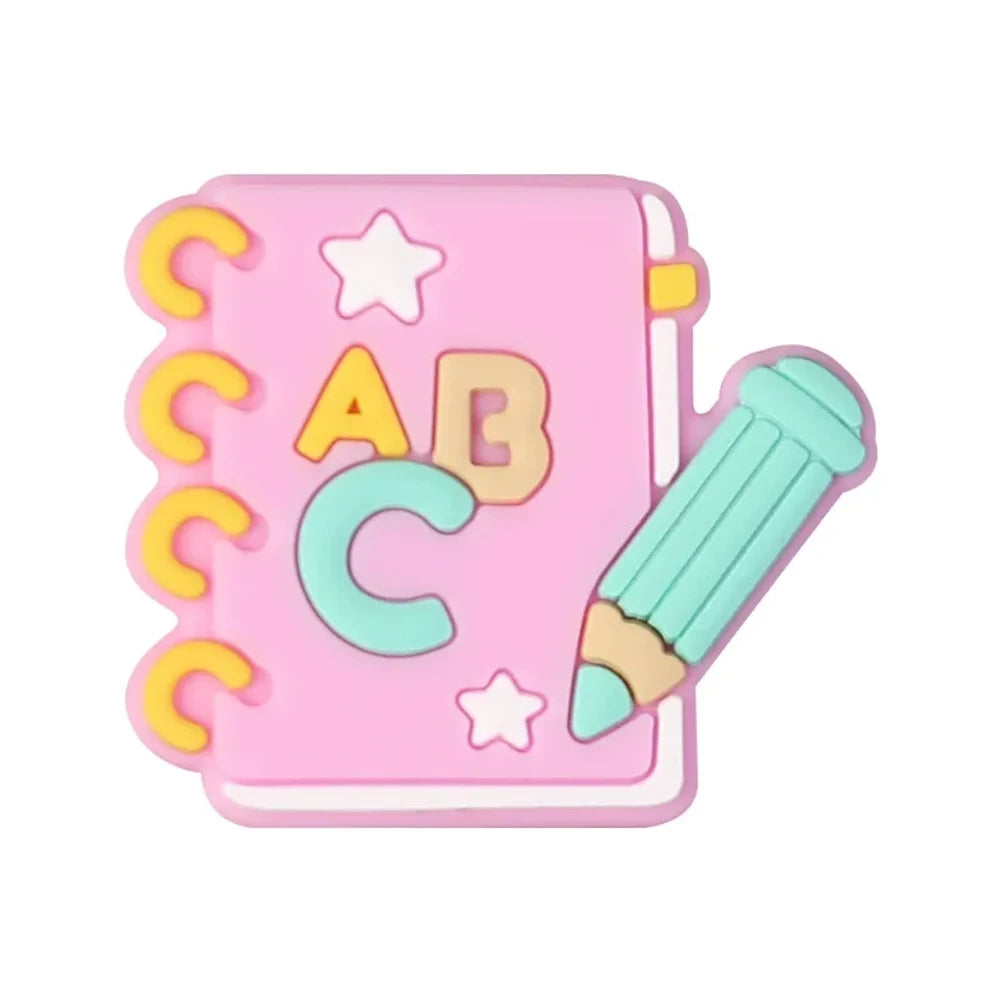 Flatback Stationery Silicone Focal Beads for DIY Pens Keychains