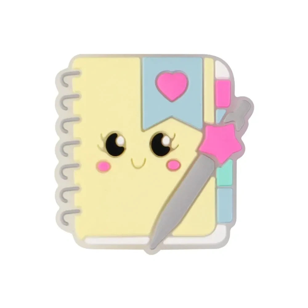 Flatback Stationery Silicone Focal Beads for DIY Pens Keychains