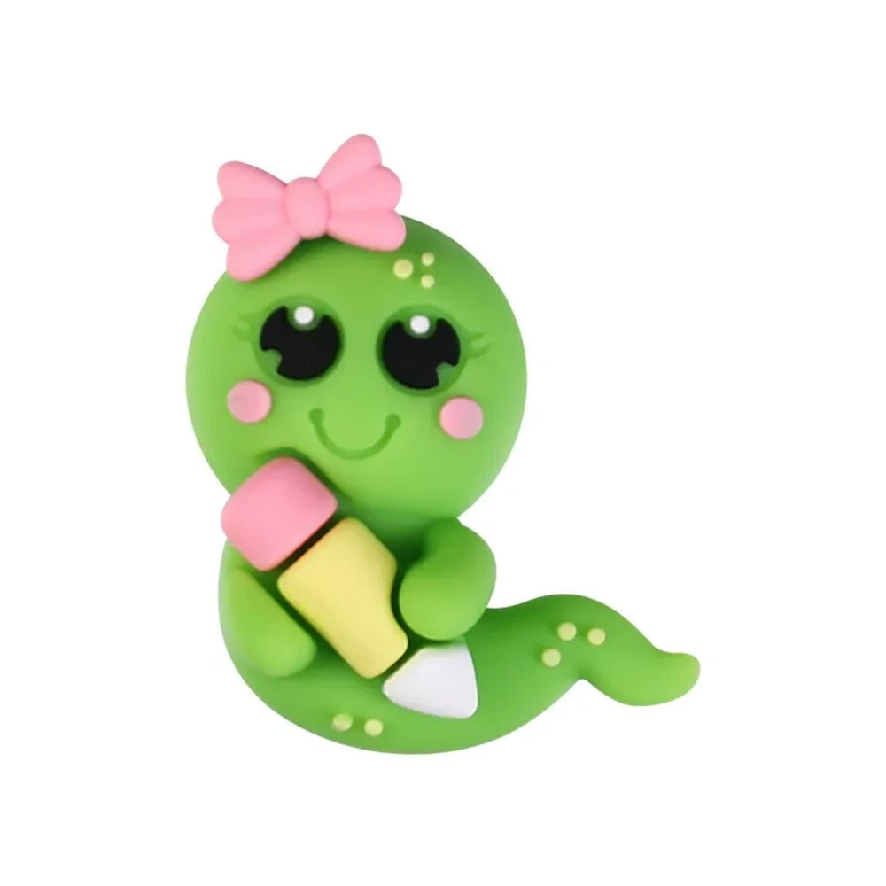 3D Teacher Series Silicone Focal Beads for DIY Pens Keychains