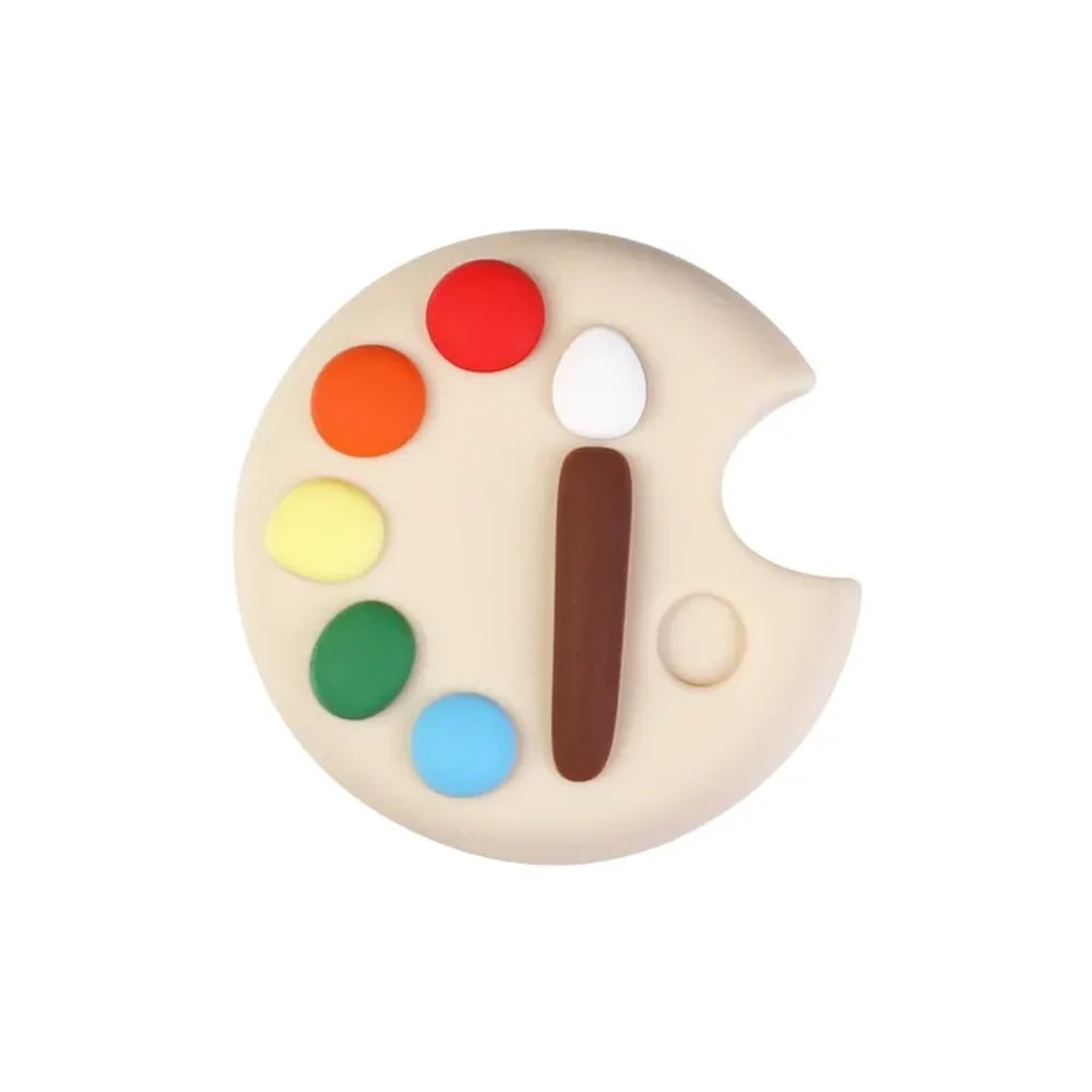 3D Teacher Series Silicone Focal Beads for DIY Pens Keychains
