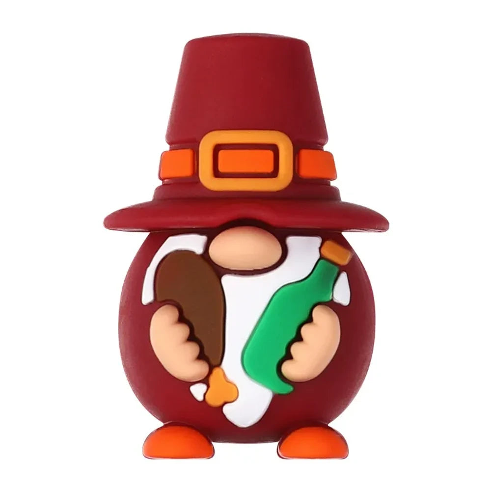 3D Thanksgiving Silicone Focal Beads for DIY Pens Keychains