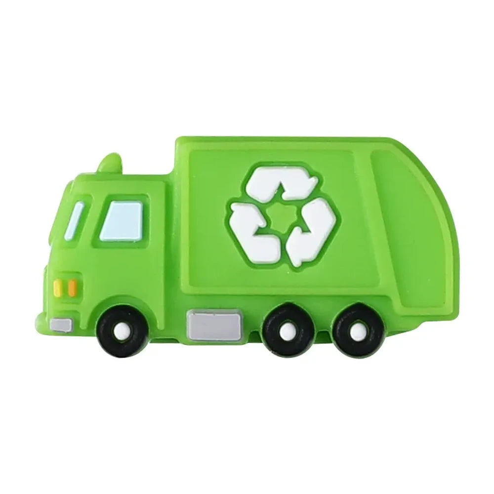 3D Trash Can Silicone Focal Beads for DIY Pens Keychains