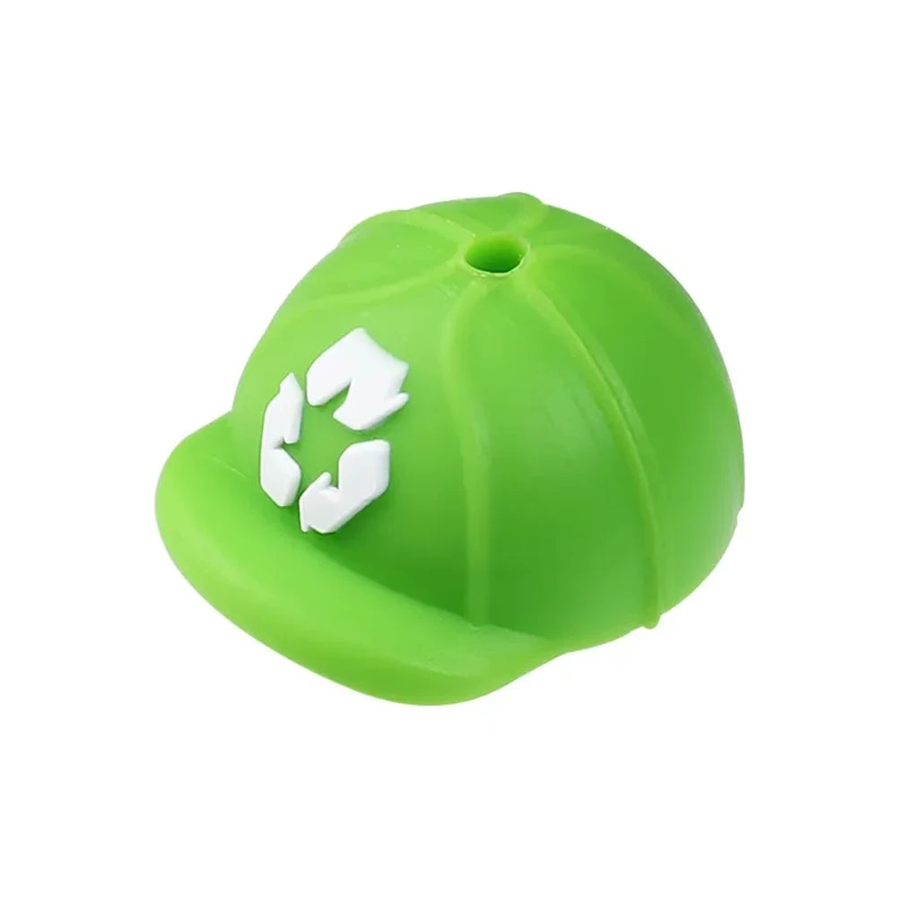 3D Trash Can Silicone Focal Beads for DIY Pens Keychains