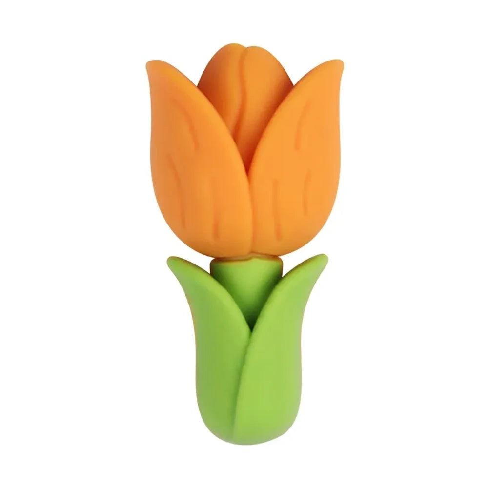 3D Tulip Silicone Focal Beads for DIY Pens Bracelet