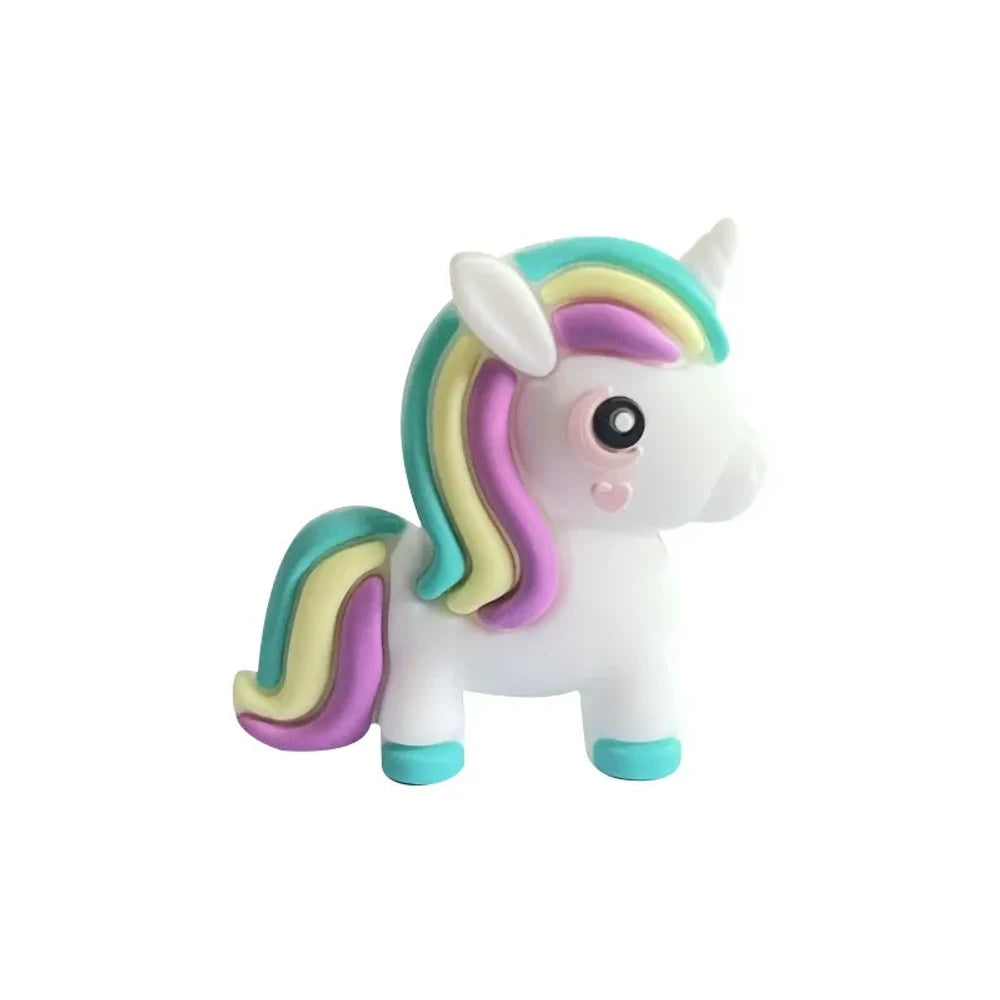 3D Unicorn Silicone Focal Beads for DIY Keychains Bracelet Pens