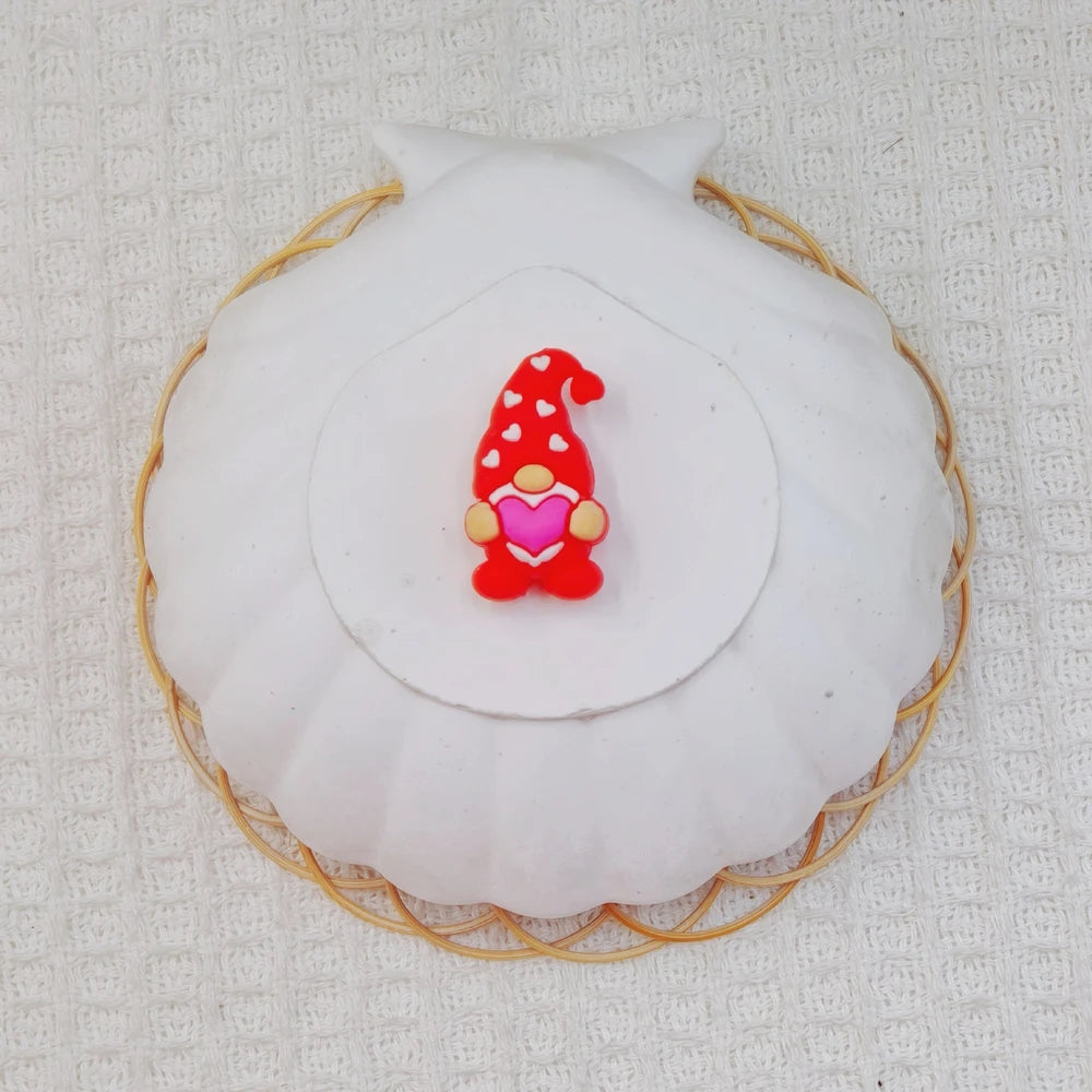 3D Valentine's Day Silicone Focal Beads for DIY Pens Bracelet