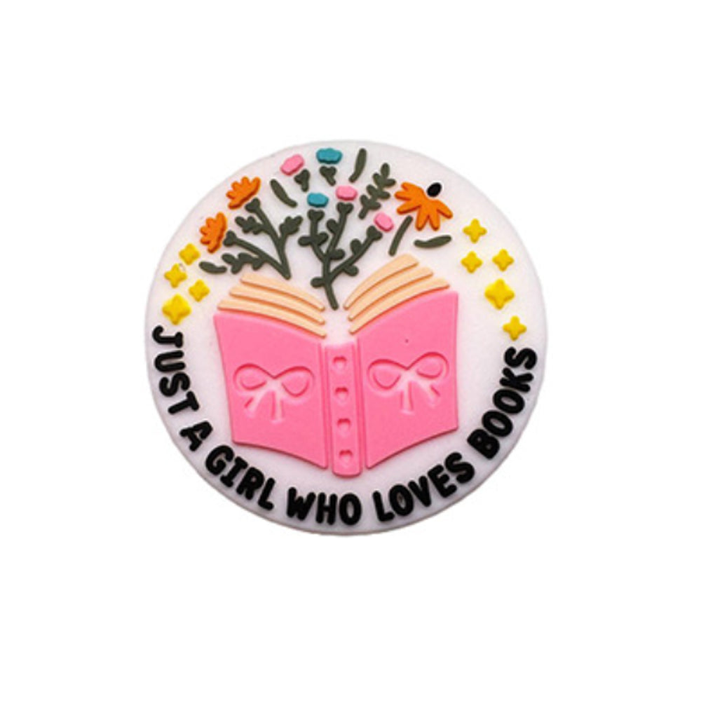 Colorful Creative Letter Graffiti Butterfly Books Beads-10PCS