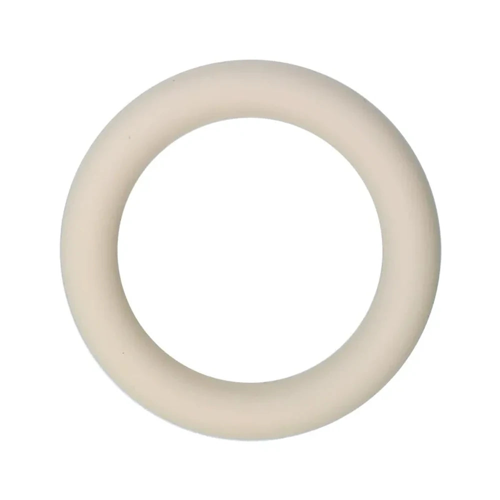 65MM Circular Ring Silicone Focal Beads for DIY Pens Keychains