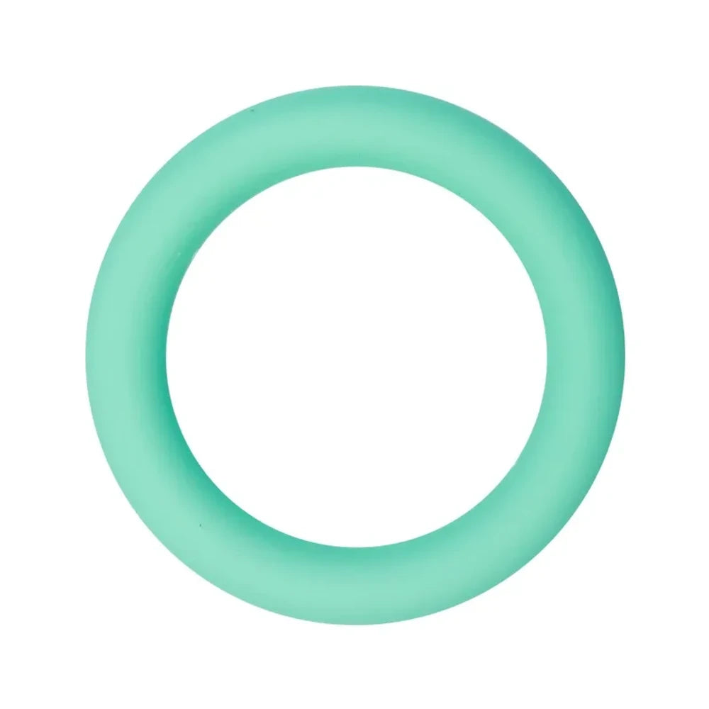 65MM Circular Ring Silicone Focal Beads for DIY Pens Keychains