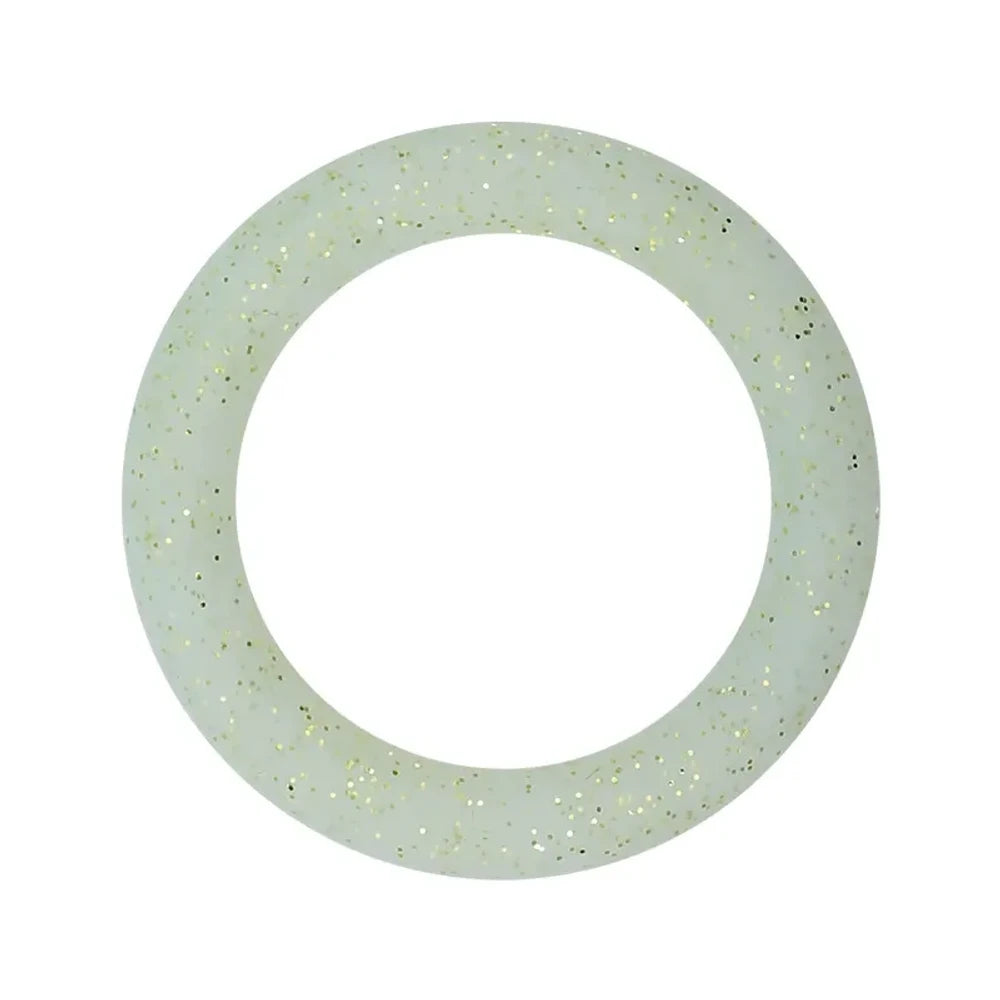 65MM Circular Ring Silicone Focal Beads for DIY Pens Keychains