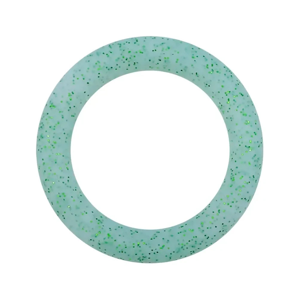 65MM Circular Ring Silicone Focal Beads for DIY Pens Keychains