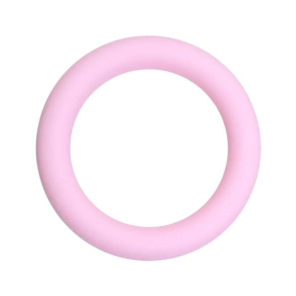 65MM Circular Ring Silicone Focal Beads for DIY Pens Keychains
