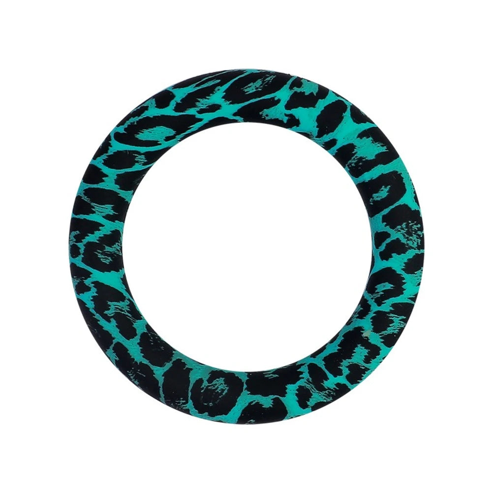 65MM Circular Ring Silicone Focal Beads for DIY Pens Keychains