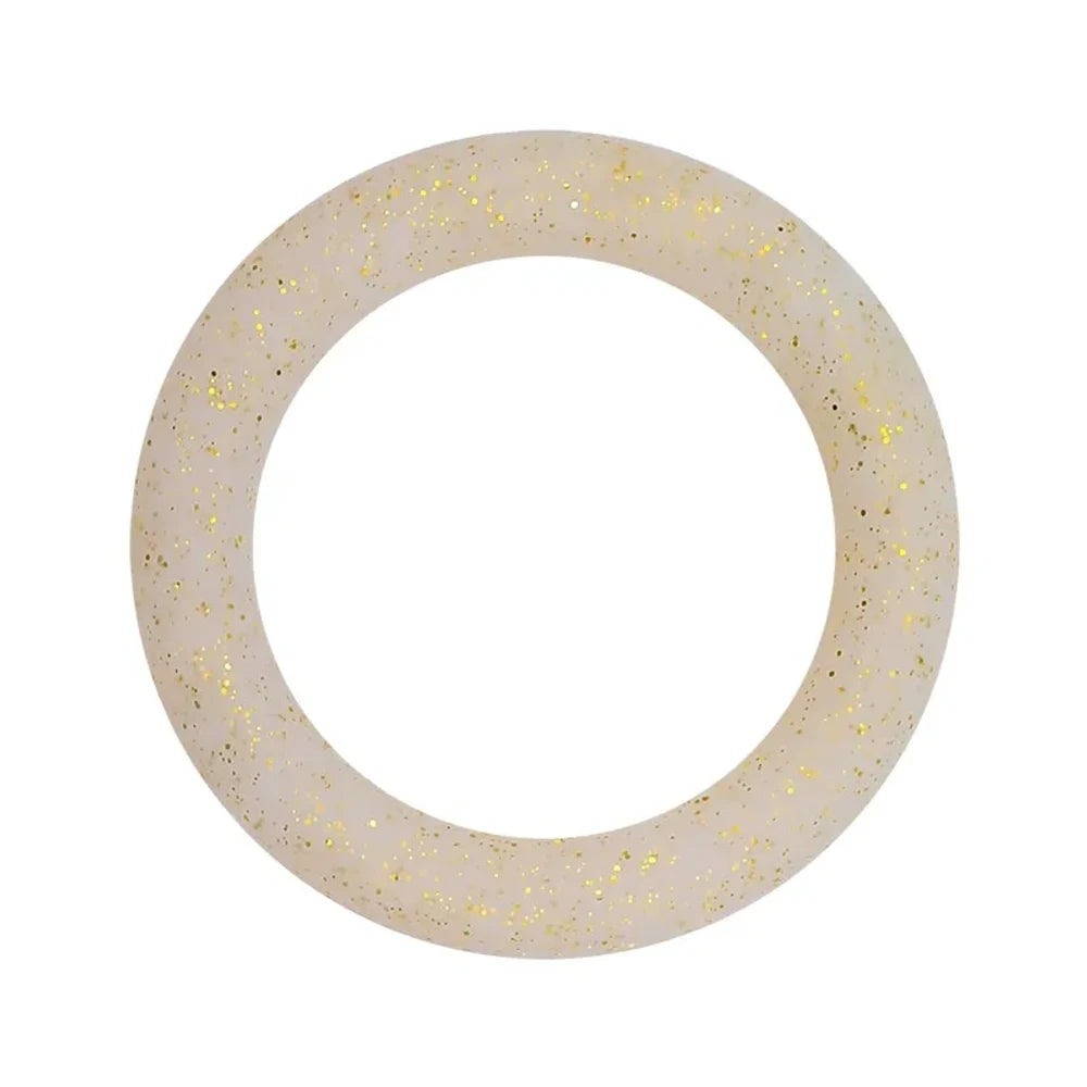 65MM Circular Ring Silicone Focal Beads for DIY Pens Keychains