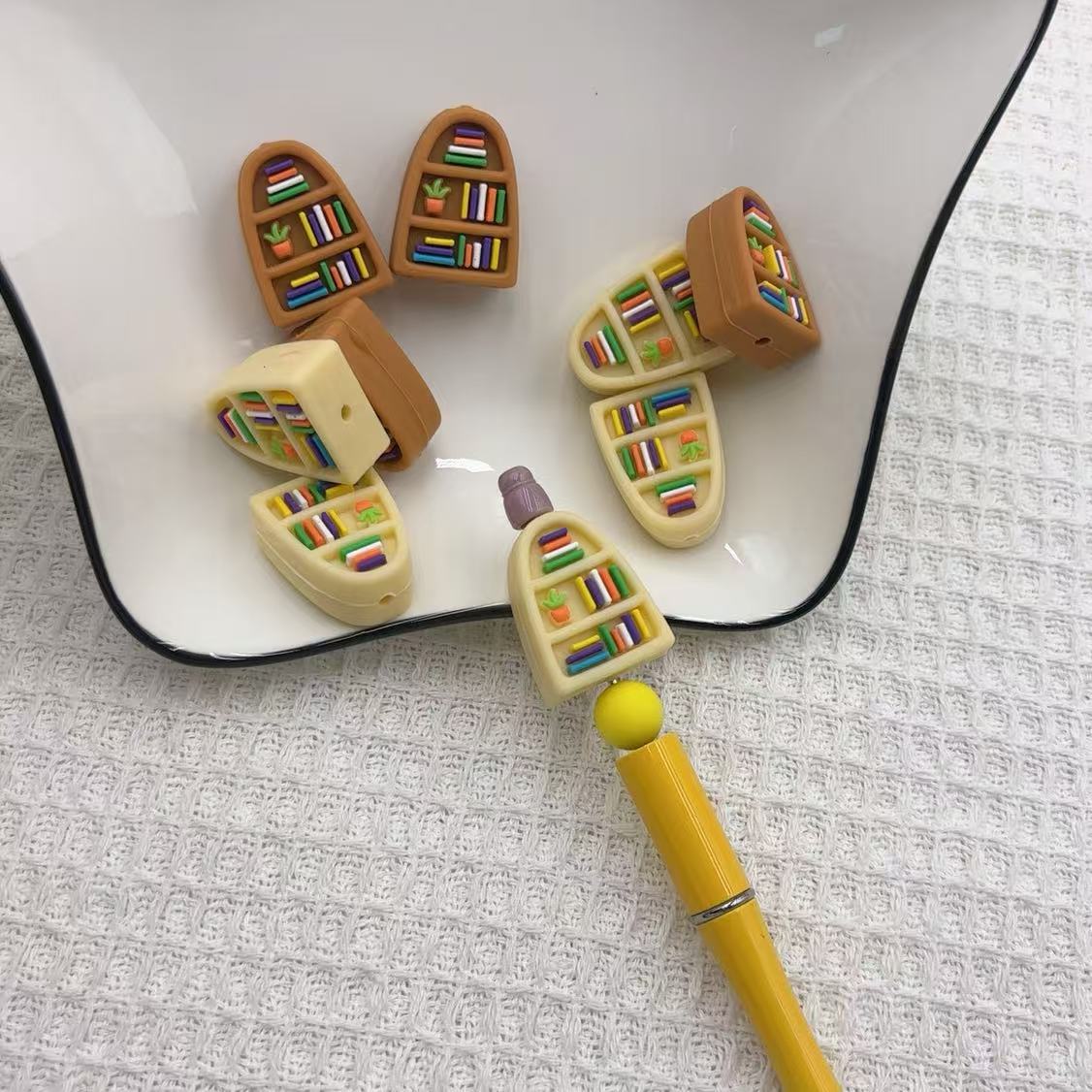 Cute Colorful Cartoon 3D DIY Beads-10PCS