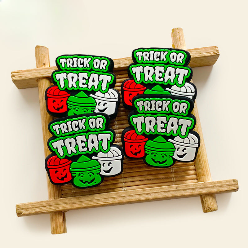 DIY Halloween Silicone Focal Beads -10PCS