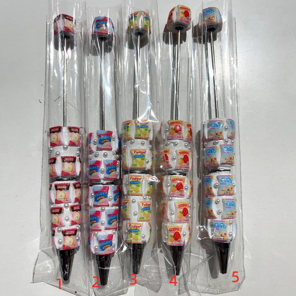 Food Beadable Clay Pens