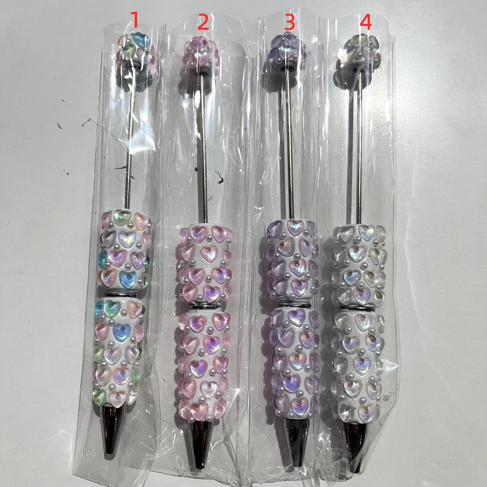 Heart Pearls Beadable Clay Pens