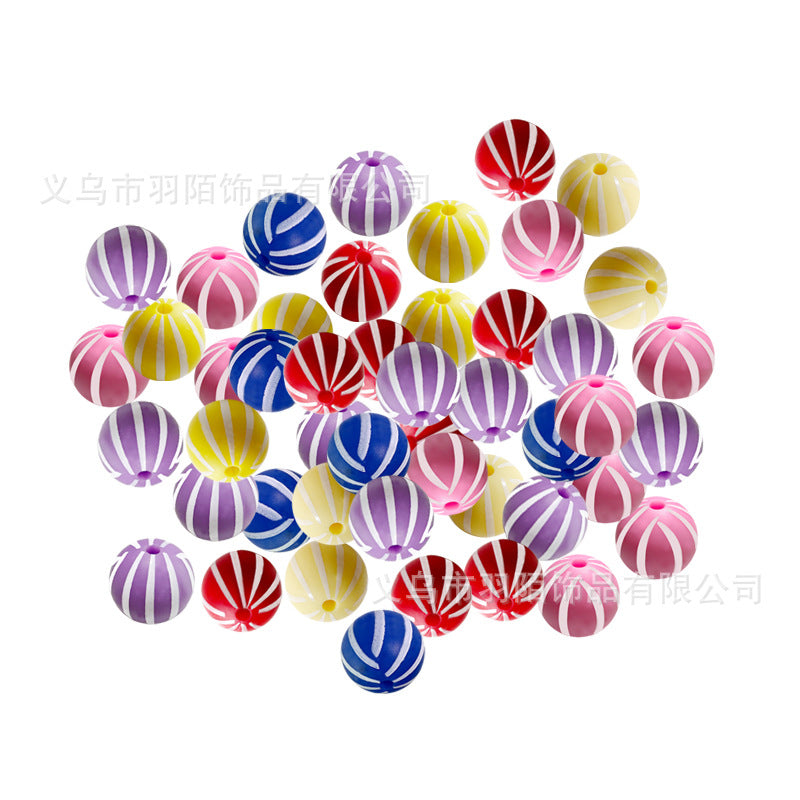 Rainbow Watermelon Silicone Balls-50PCS