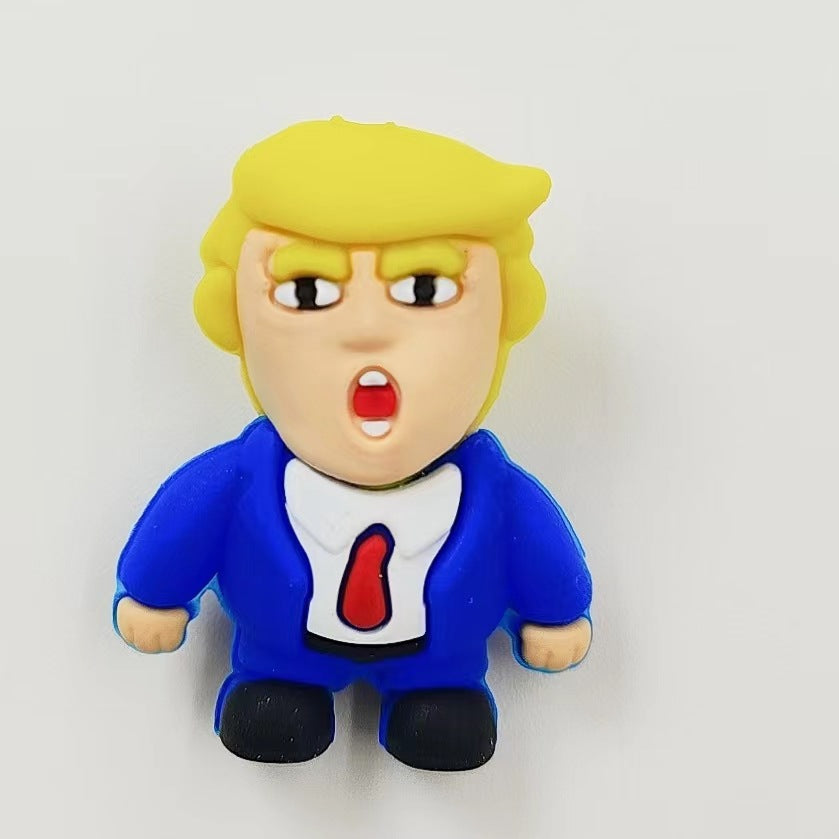 Hot New 3D Three-dimensional Silicone Cute Cartoon DIY Beads-10PCS