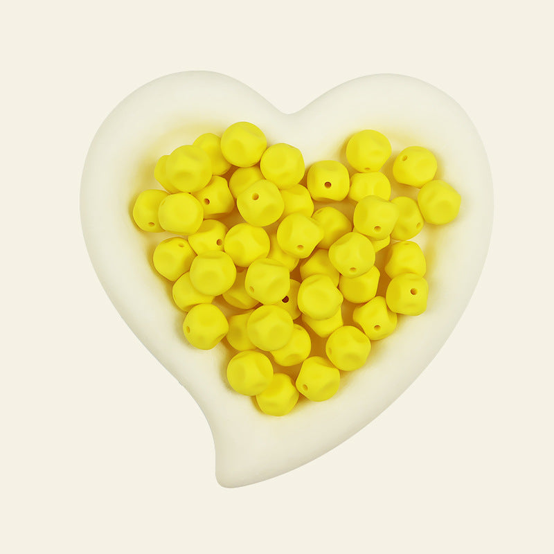 15mm Irregular Silicone Bead DIY Bead Pen Accessories-50PCS