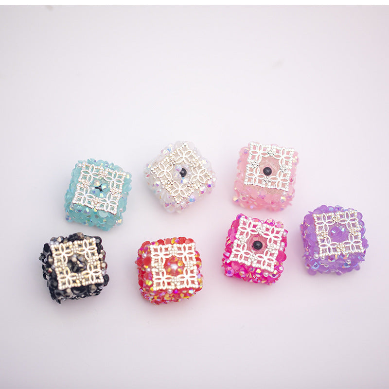 Creative Acrylic Pearl Flower Balls-5PCS