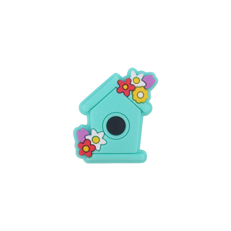 Baby Products Cartoon Flower Room Silicone Creative DIY Accessories-10PCS
