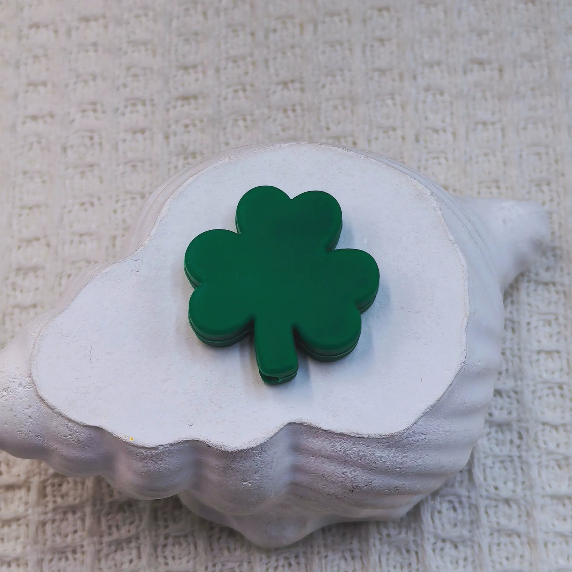 Flatback Saint Patrick's Day Series Silicone Focal Beads for DIY Pens Bracelet Keychains