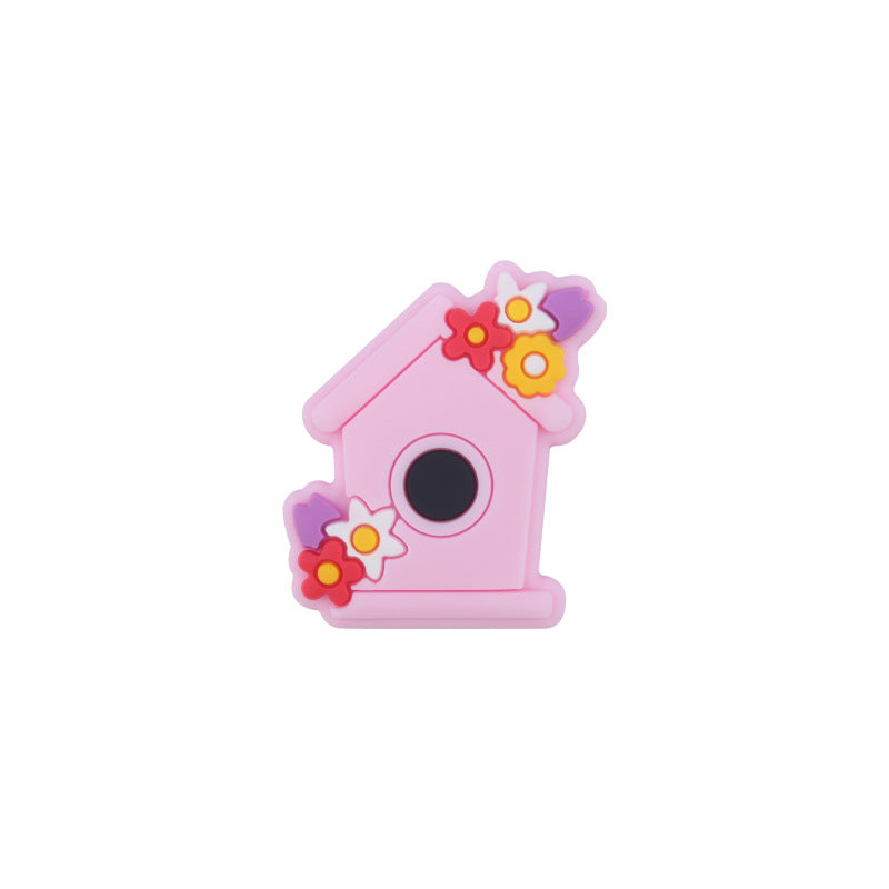 Baby Products Cartoon Flower Room Silicone Creative DIY Accessories-10PCS