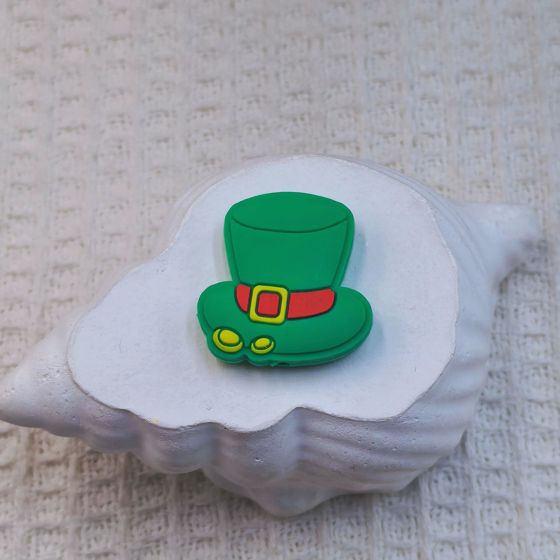 Flatback Saint Patrick's Day Series Silicone Focal Beads for DIY Pens Bracelet Keychains