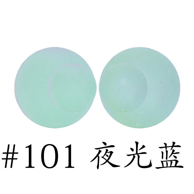16mm Print Silicone Beads Colorful Silicone Water Transfer Beads-50PCS