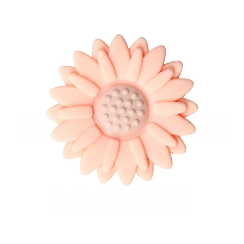 Flatback Little Daisy Silicone Focal Beads for DIY Pens Keychains
