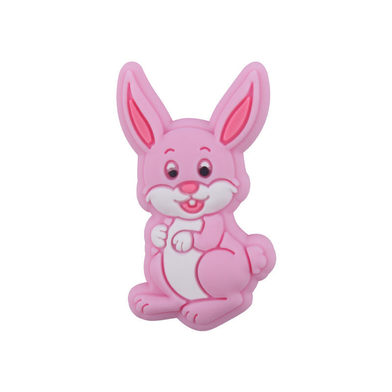 Cartoon Rabbit Cute Creative Silicone Beads-10PCS