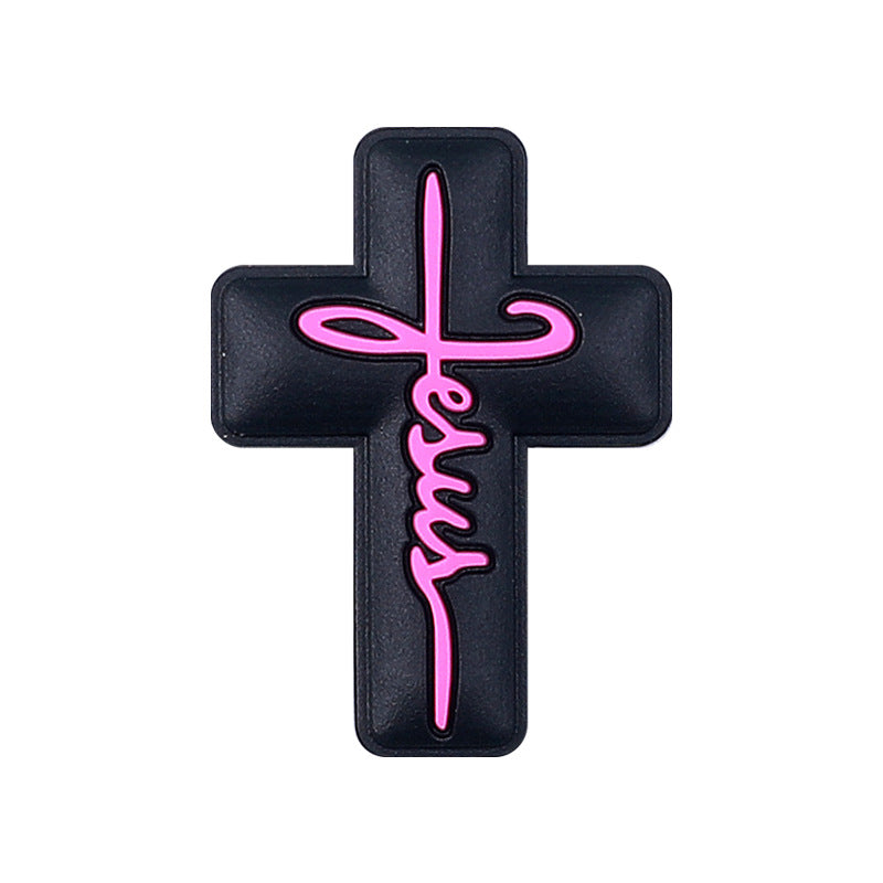 Cross Silicone Beads-10PCS