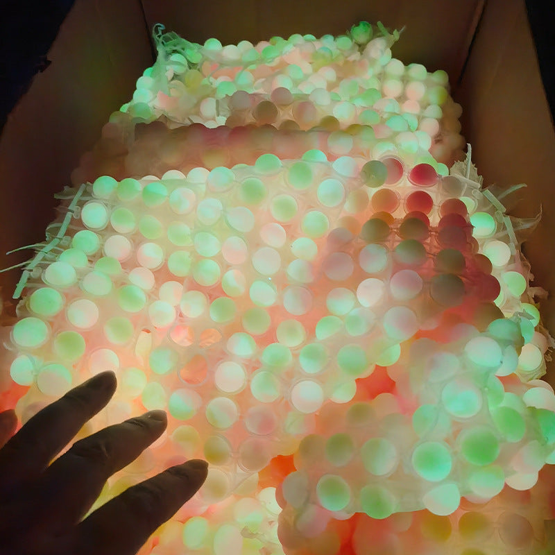 12mm Glow in the Dark Silicone Scatter Beads-50PCS
